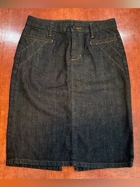 Joe's Jeans Dark Denim Pencil Skirt